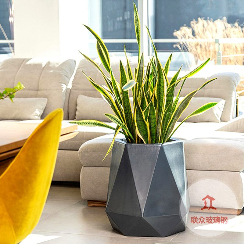 玻璃鋼落地式花盆云南昆明商場(chǎng)開業(yè)美陳的選擇