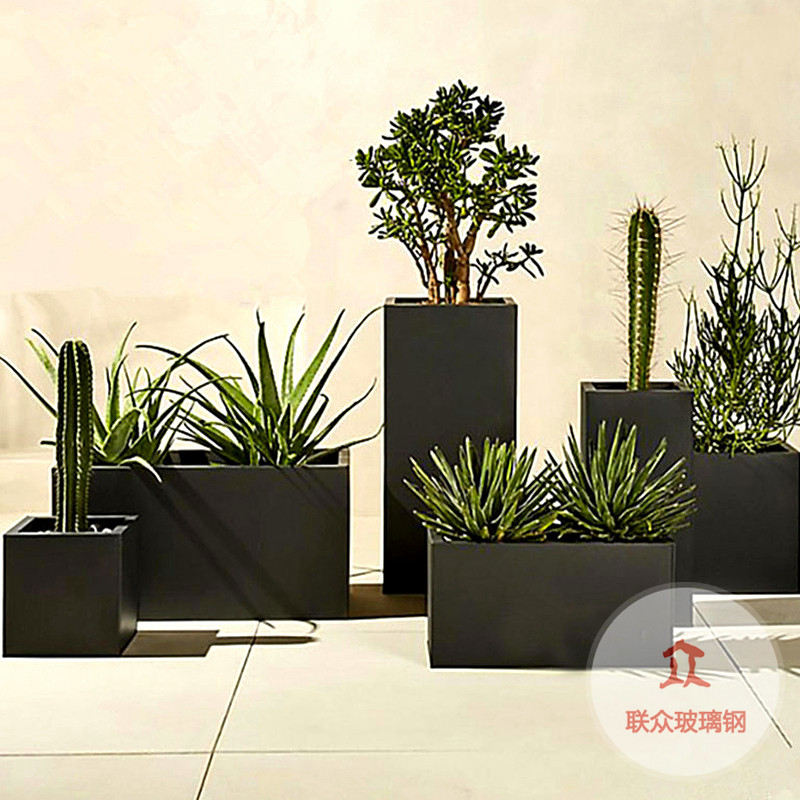 玻璃鋼落地式組合花盆河南鄭州商場(chǎng)開(kāi)業(yè)美陳的選擇