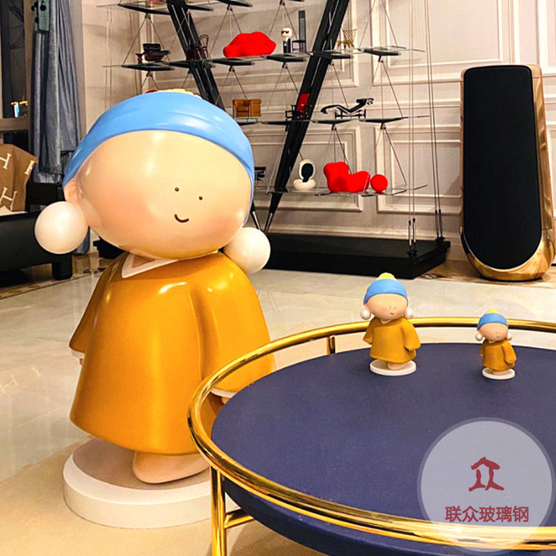 定制玻璃鋼卡通雕塑泡沫雕塑商場(chǎng)美陳道具戶外大型景觀雕塑廠家