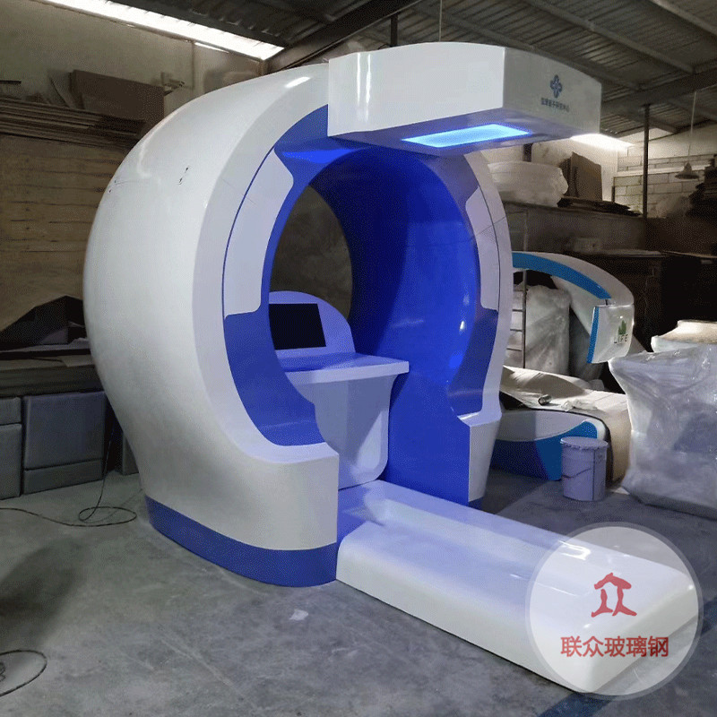 玻璃鋼智能機器人殼體人工AI服務設備外殼FRP酒店餐廳仿生送餐機