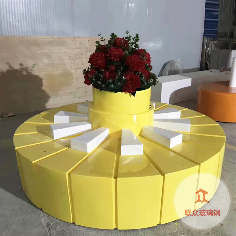 室內(nèi)外玻璃鋼公共大型商場(chǎng)花壇戶(hù)外花池樹(shù)池座椅酒店休閑景觀(guān)組合