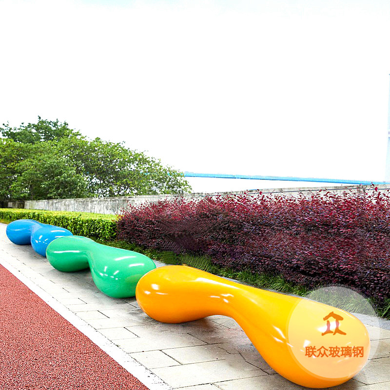 玻璃鋼橢圓休閑椅面包坐凳座椅家用裝飾美陳室內(nèi)外創(chuàng)意實用面包凳